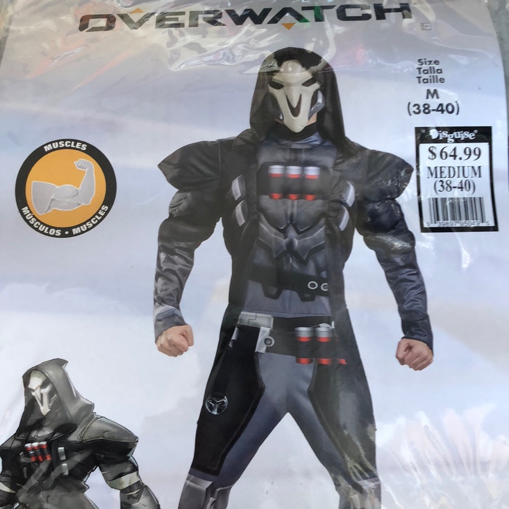 OverWatch Reaper Adult Costume! New! Blowout Price!